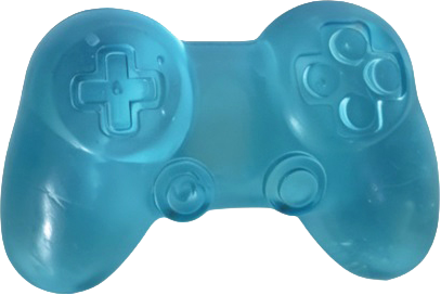 Blue Epic Squish Game On Controller