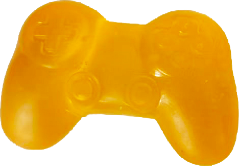 Yellow Epic Squish Game On Controller