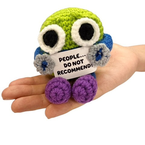 People... Do Not Recommend! Mini Hand Crochet Plush Support