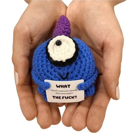 WTF... Critter Mini Hand Crochet Plush Support