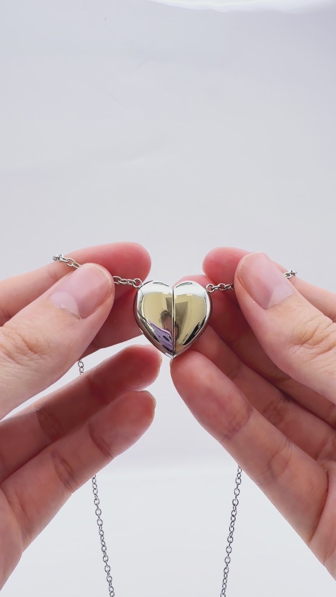 Heart Magnet Fidget Necklace  by Fidge