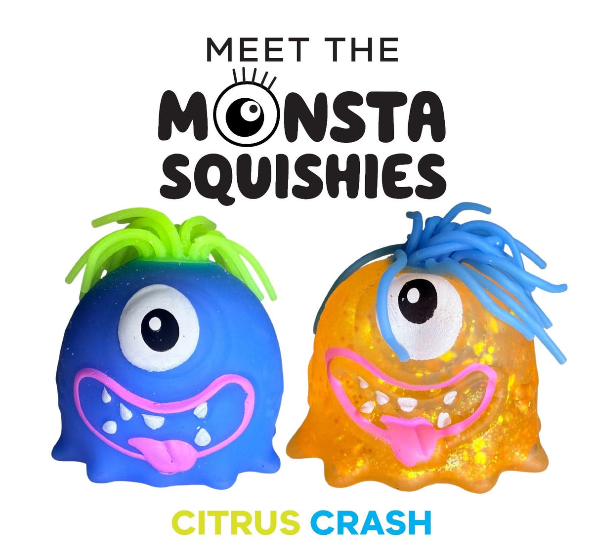 Citrus Crash Monsta Squishies – Twin Set