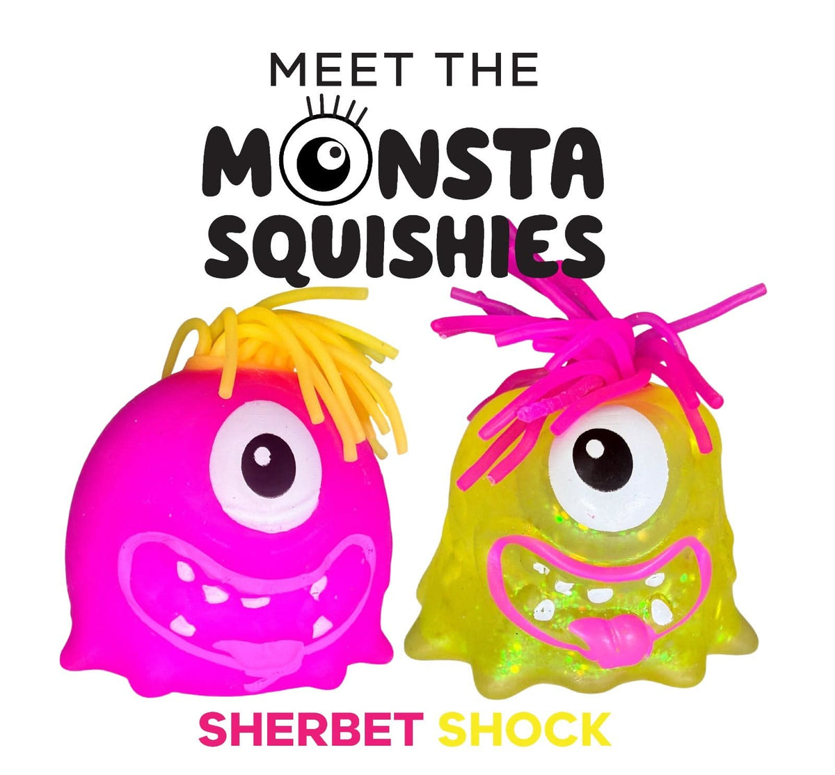 Sherbet Shock Monsta Squishies – Twin Set