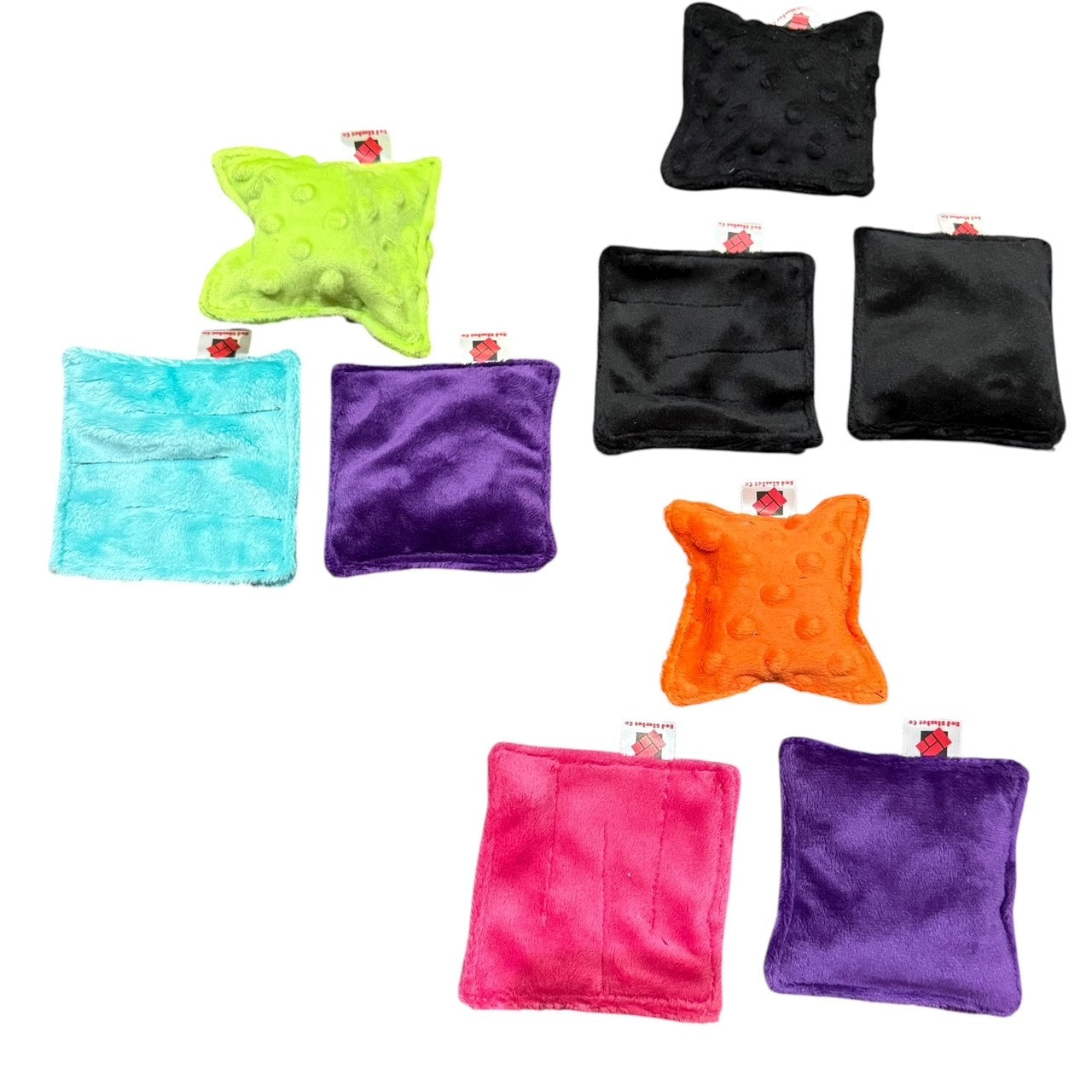 Fabric Sensory Fidgets - Set of 3 Robust & Pocket Size Soft Fabric Fidgets