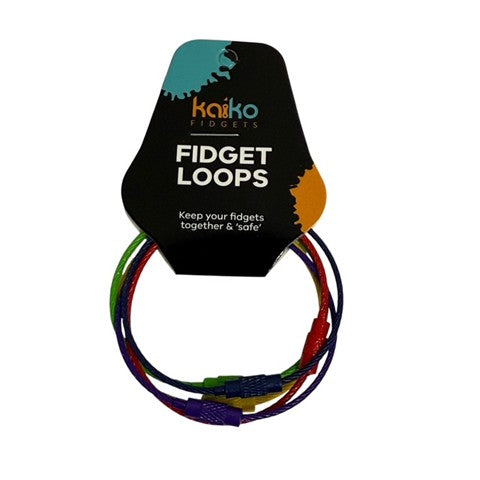 Fidget Loops by Kaiko - set of 5 detachable loops for storing fidgets