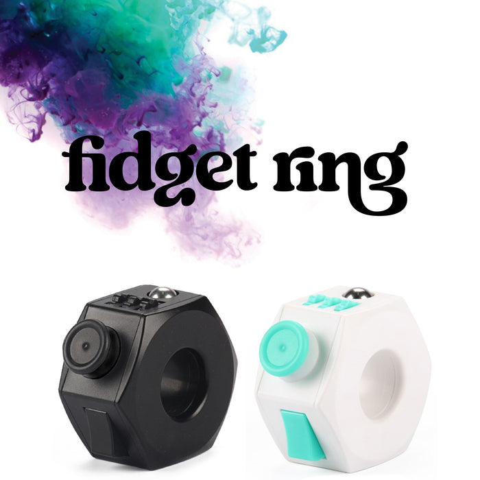 Plastic Fidget Cube Ring
