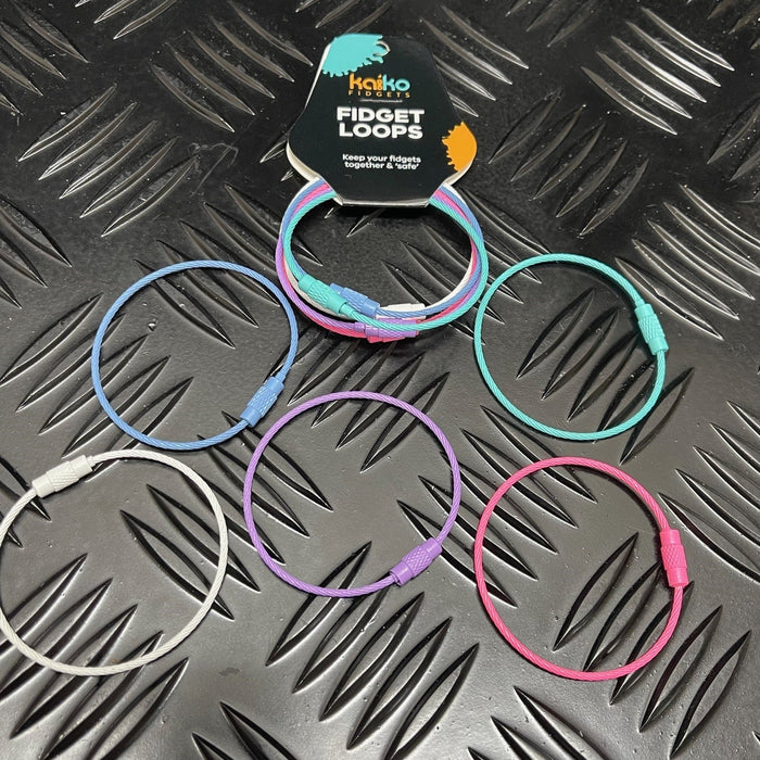 Fidget Loops by Kaiko - set of 5 detachable loops for storing fidgets