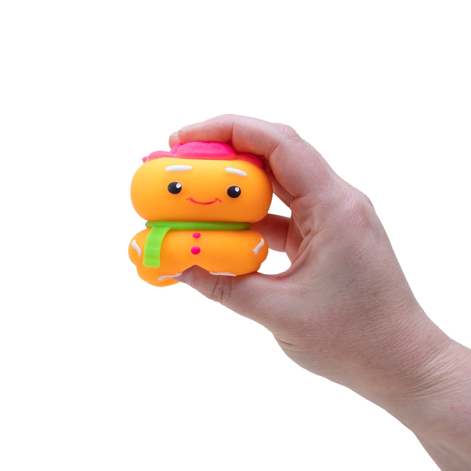 Gingerbread Christmas Crunchy Glowman by Nee Doh - Glow in Dark