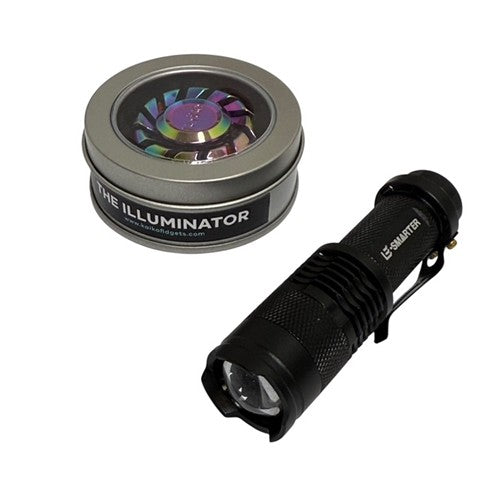 The Illuminator (UV light reacting) Weighted GLOW Spinner - 100 grams
