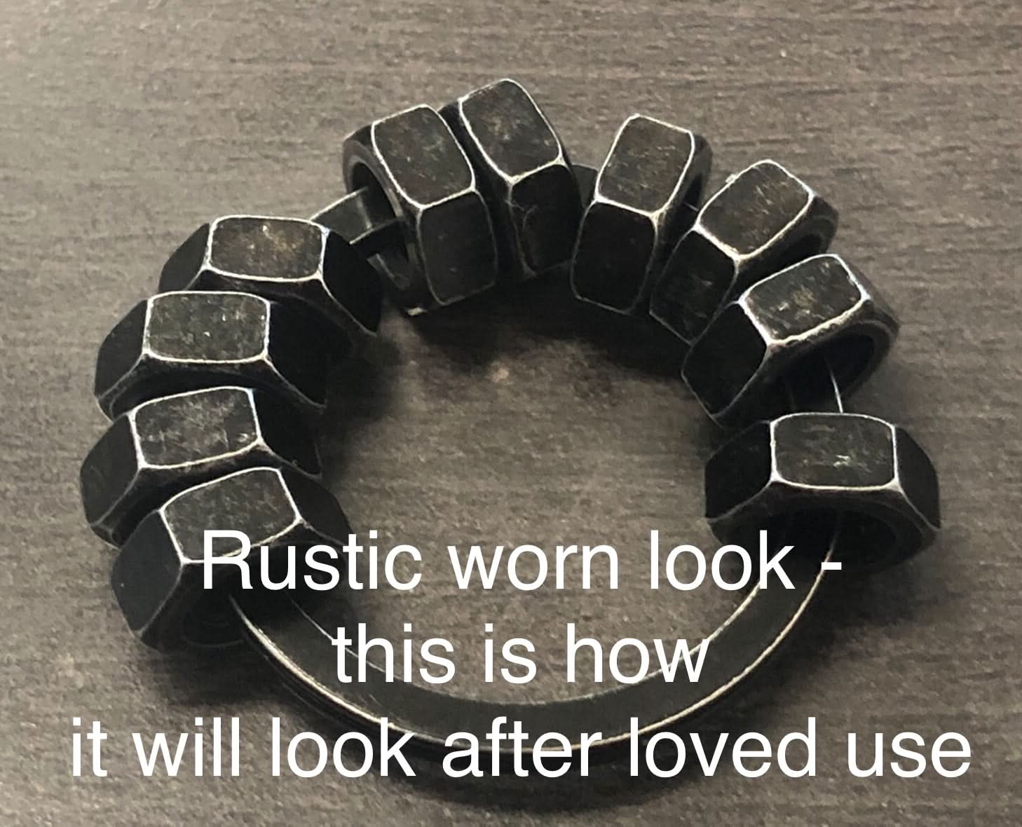 BLACKED OUT Fidget Set with Detachable Keyring