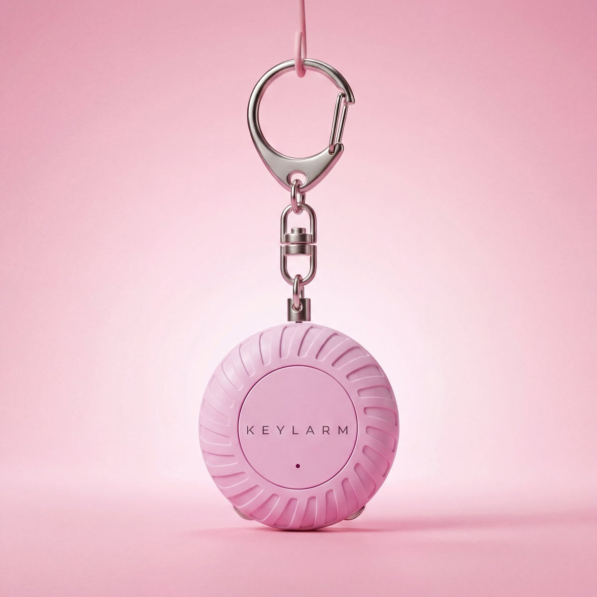 KEYLARM personal safety alarm in Blush Pink
