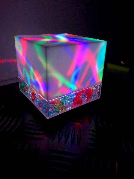 LED Kaleidoscope Night Light - Square Shape