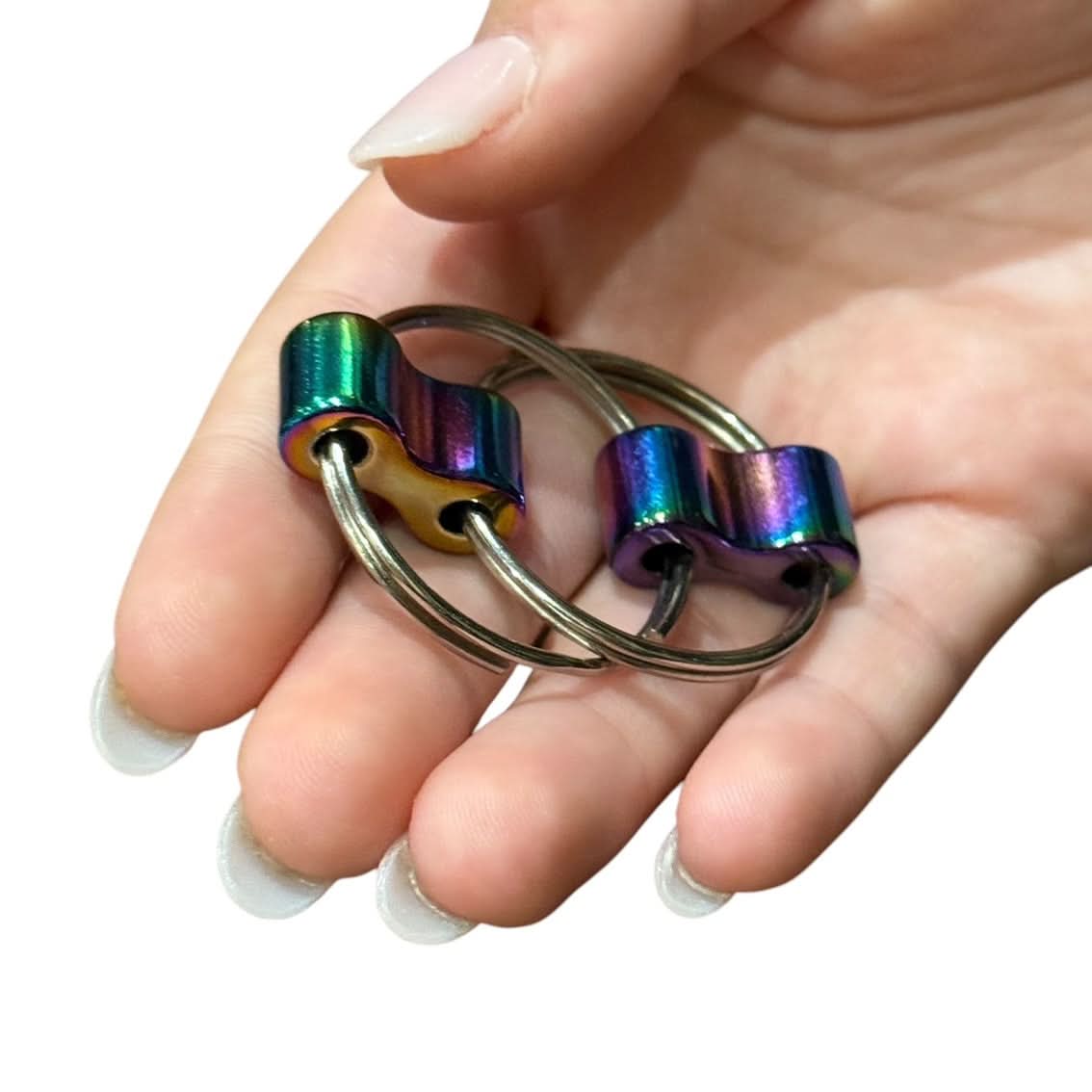 Skill Trick Set - Metal Oil Slick Begleri & Luxe Loop Fidget Set ...