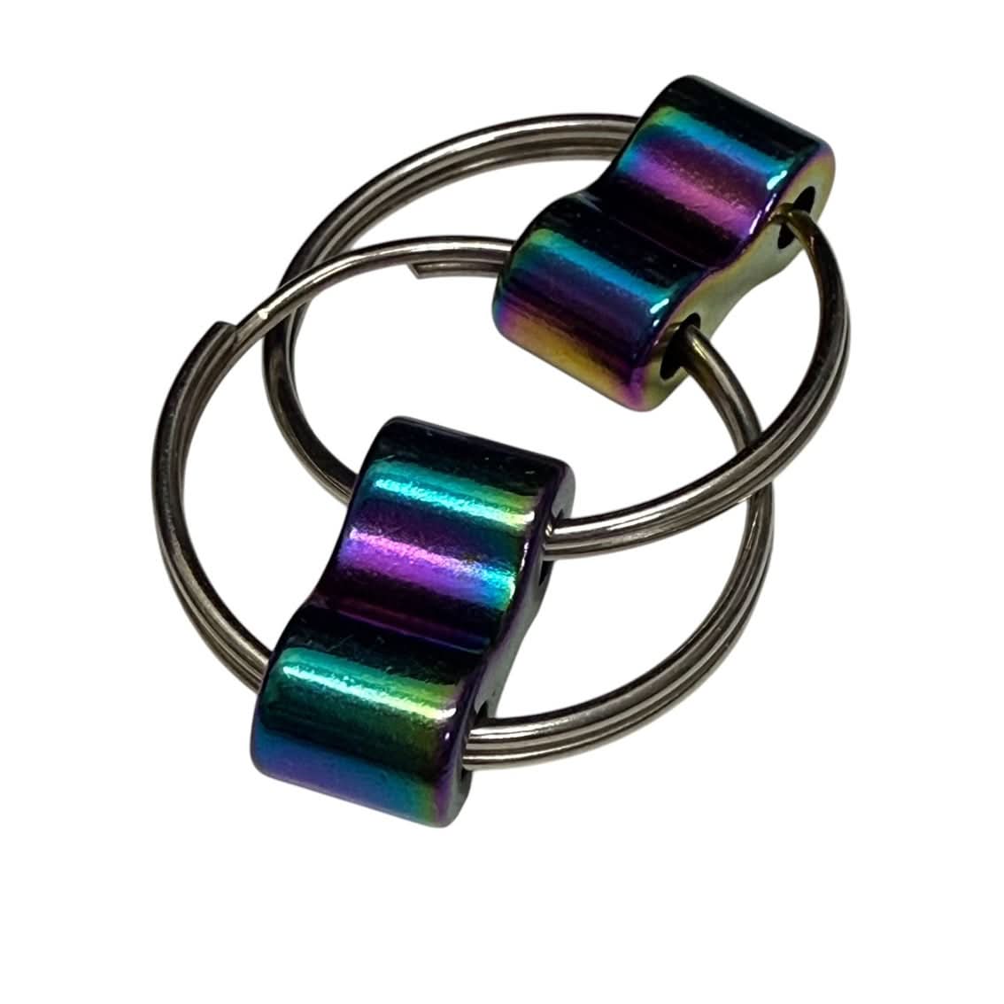 Skill Trick Set - Metal Oil Slick Begleri & Luxe Loop Fidget Set