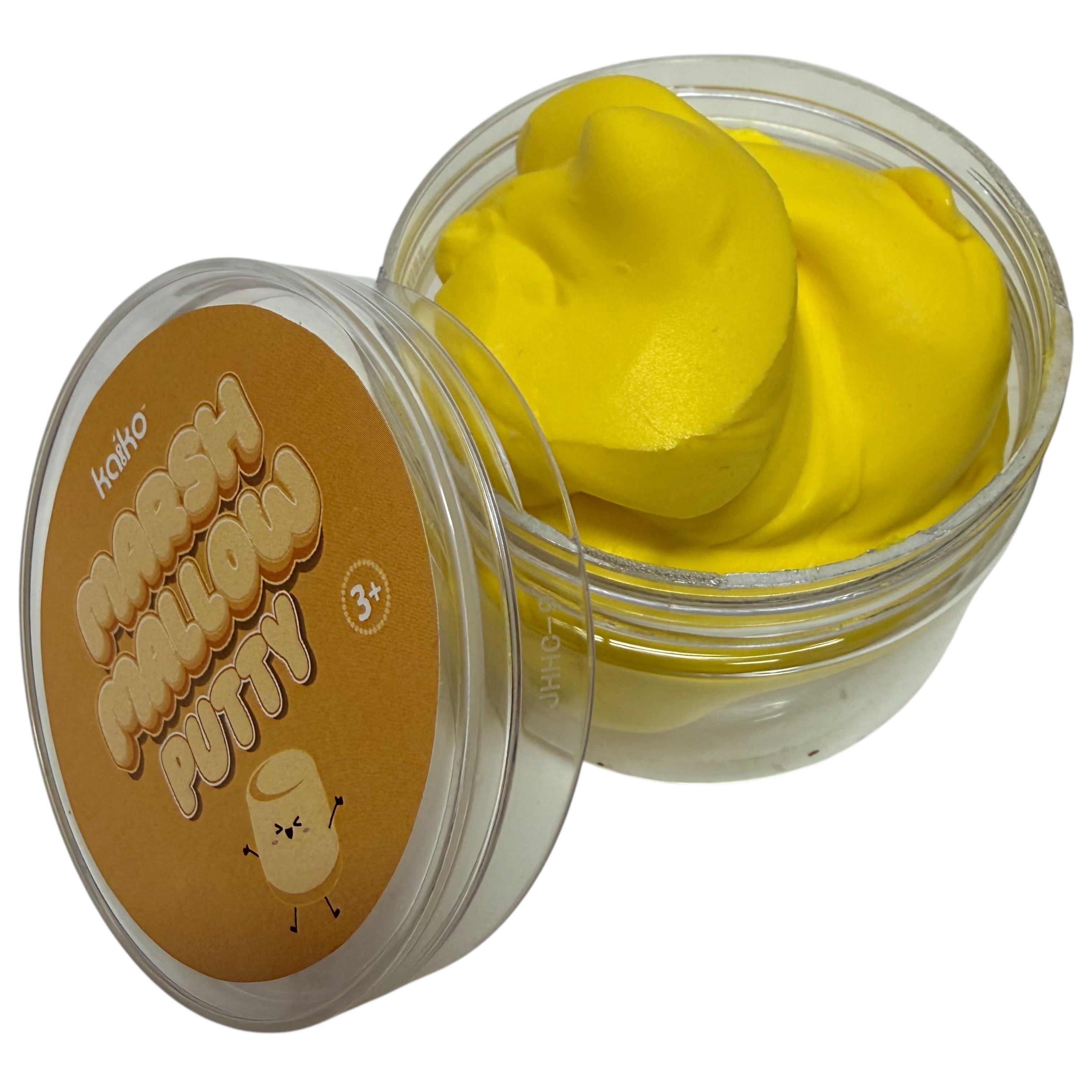Kaiko Marshmallow Putty Sunshine yellow sensory putty open tub