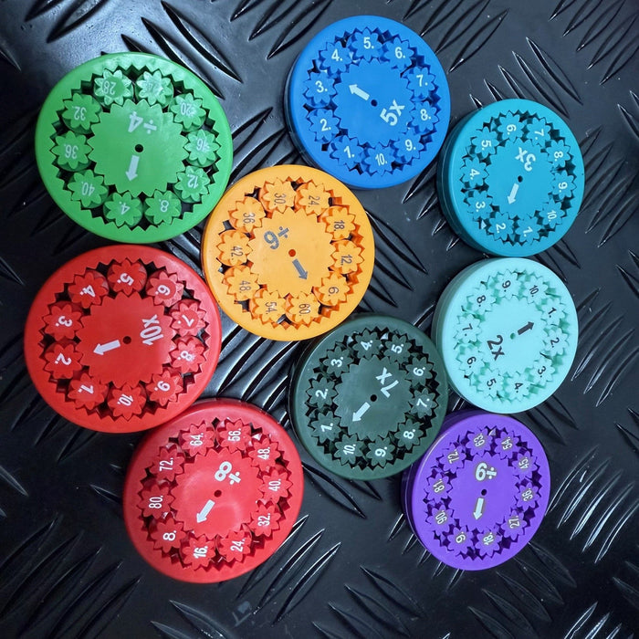 Math Fidget Spinner Box Set of all 9 Spinners