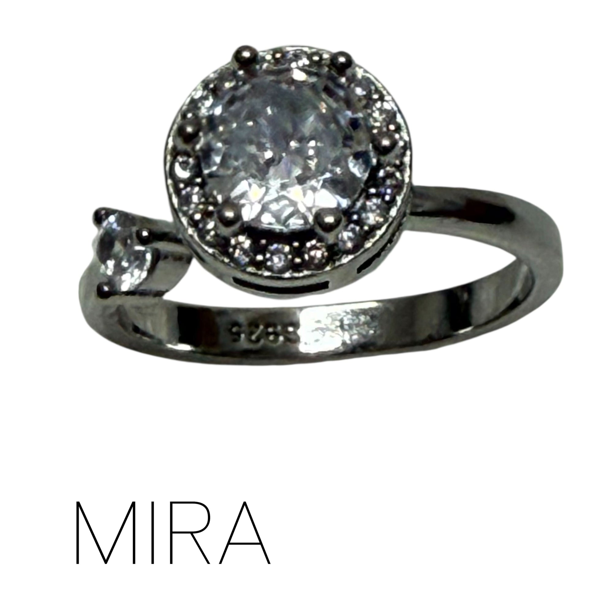 Mira Fidget Ring - Spinning Diamante - for Anxiety and Sensory Support Draft