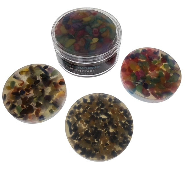 Mixed Up Naturals Pick 'Em Stack - : 3 Pack - Crystal, Shell & Stone