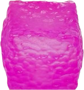 Fuchsia textured Epic Squish Moon Cube