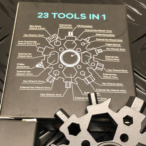 Multi Tool Spinner - 23 tools in 1 - Kaiko Fidgets Australia Pty Ltd