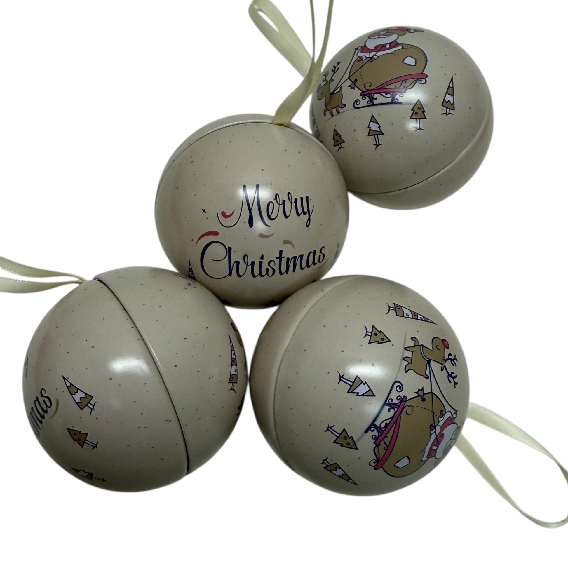 Christmas Ball Gifting Tins - Contents Sold Separately