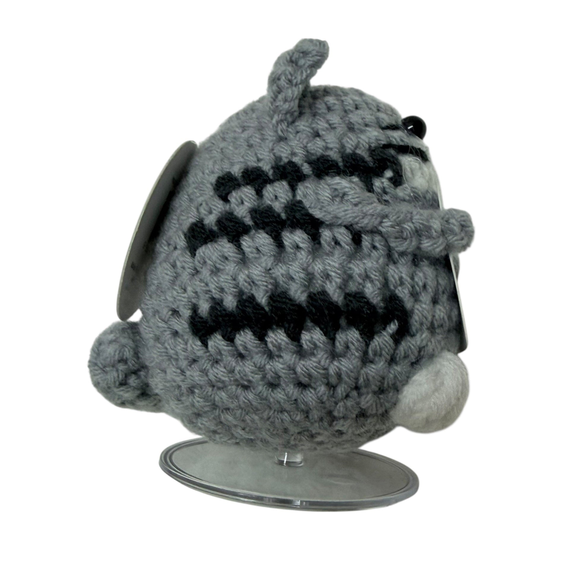 Not Today... Cat Mini Hand Crochet Plush Support