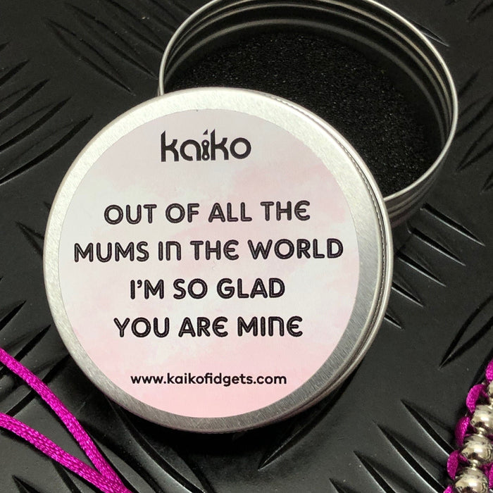 Mum Quote Fidget Tin  - PINK
