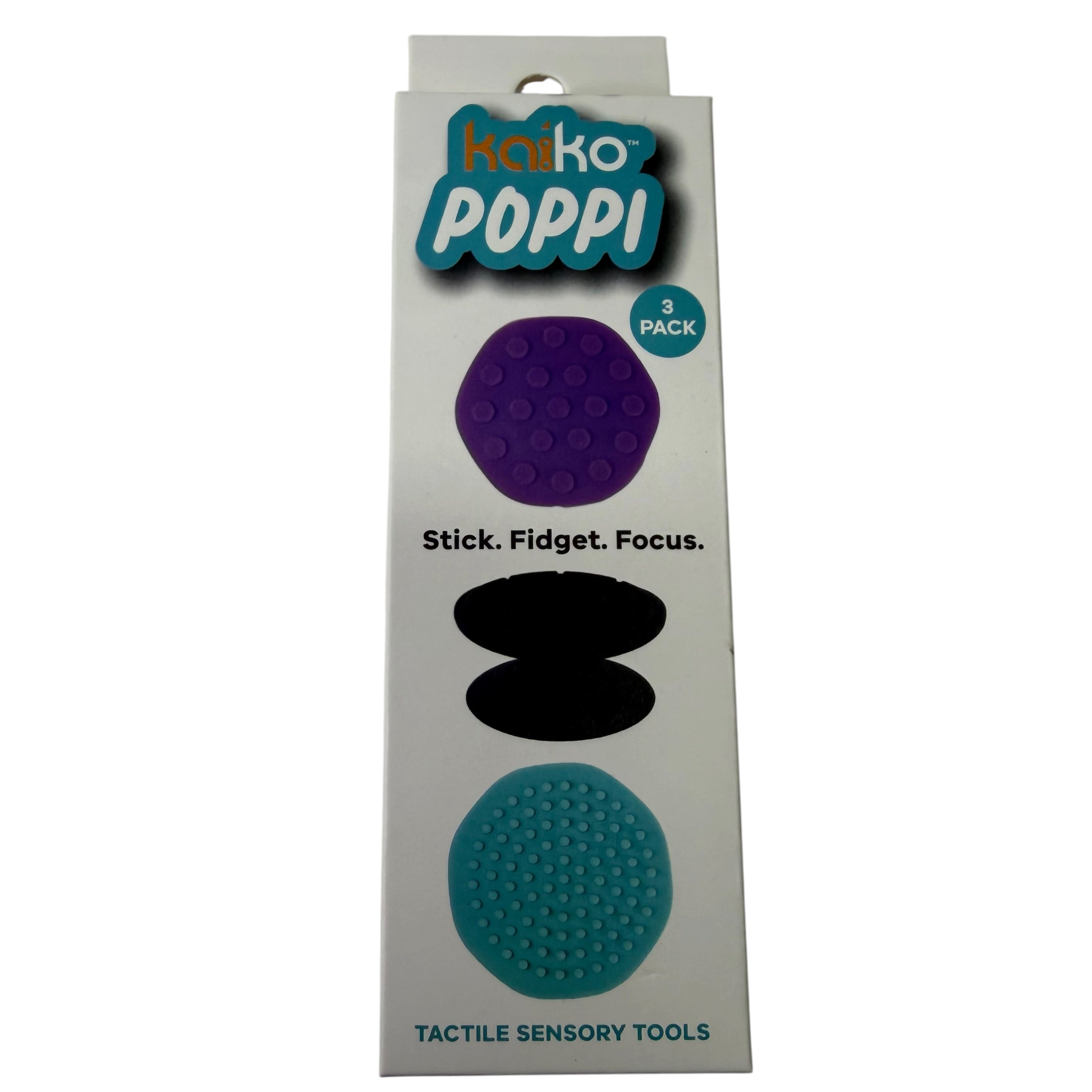 Kaiko POPPI tactile sensory tools retail packaging