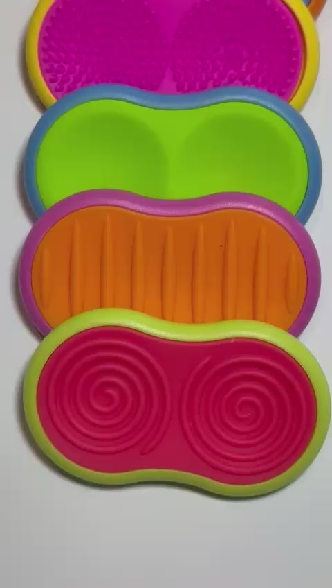 Load video: Mag Sliders - Six Interchangeable Magnetic Textured Pad Fidgets