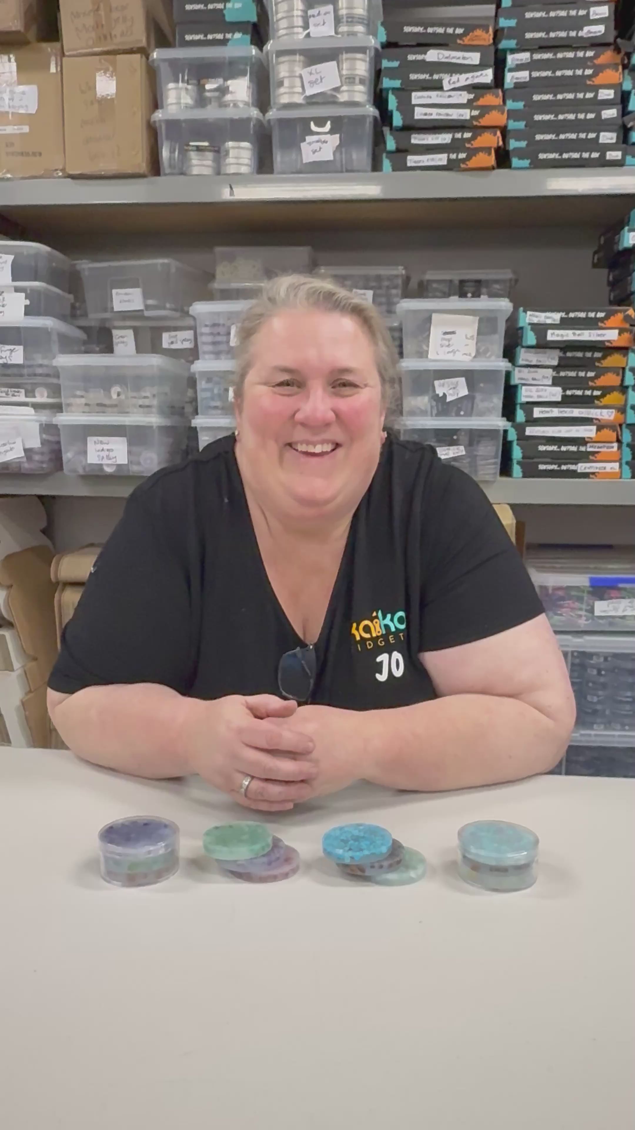 Load video: Joy, Calm &amp; Healing Crystal Pick &#39;Em Stack : 3 Pack - Strawberry Quartz, Green Aventurine &amp; Amethyst