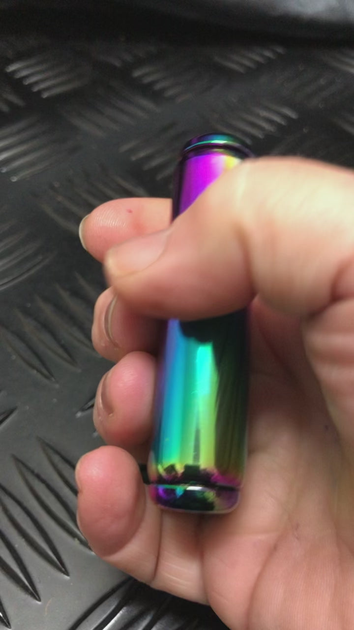 Load video: Mini Hand Roller Duo in TIN  - twin pack of textured &amp; smooth 145 grams