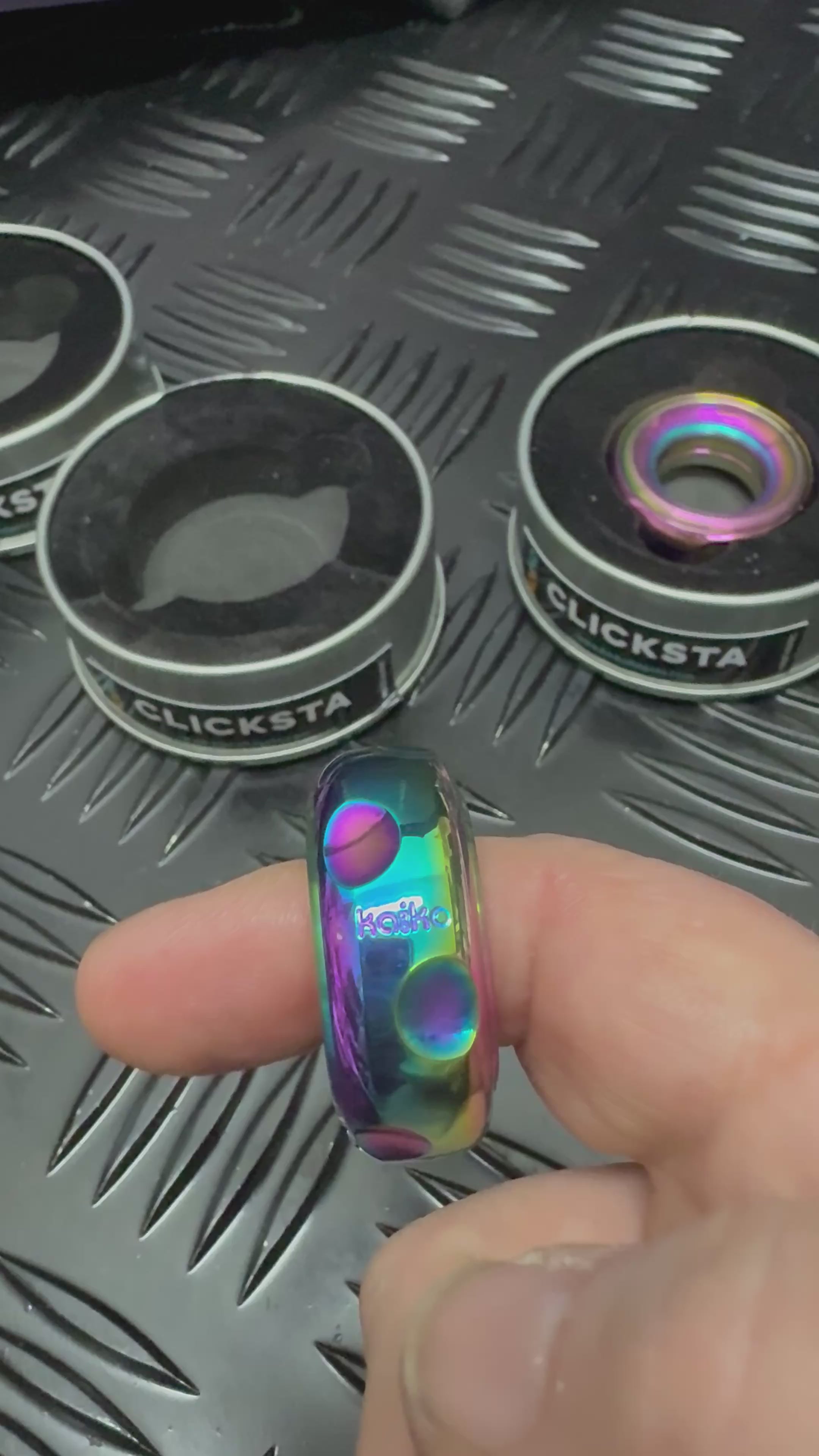 Load video: CLICKSTA Spin Ring Fidget