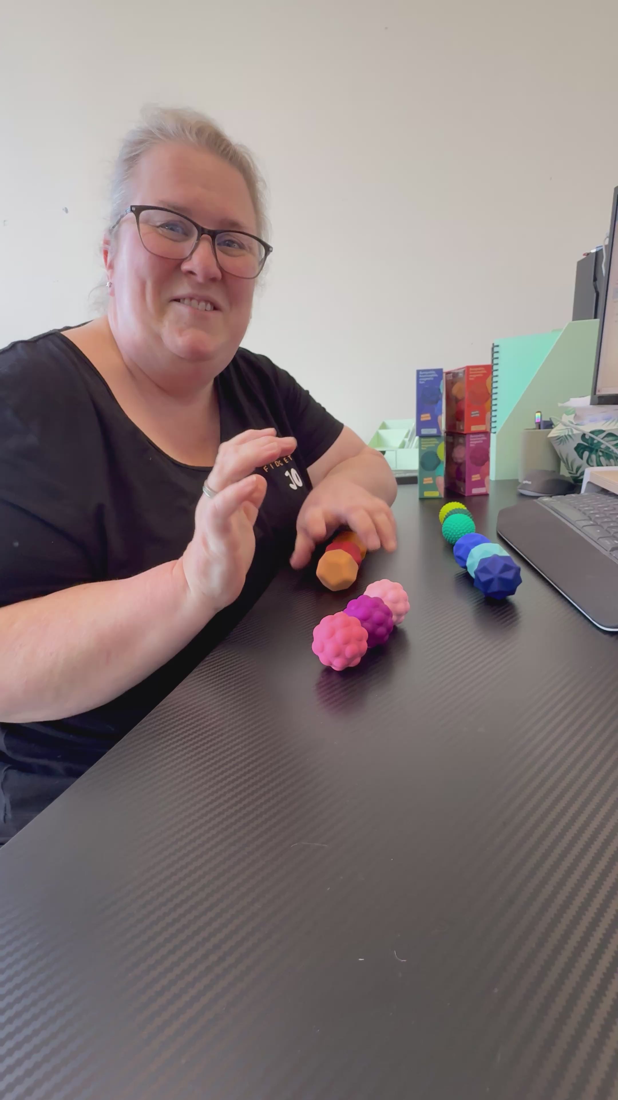 Load video: Speks Odds Silicone Magnets - Silent Fidget and Sensory Support