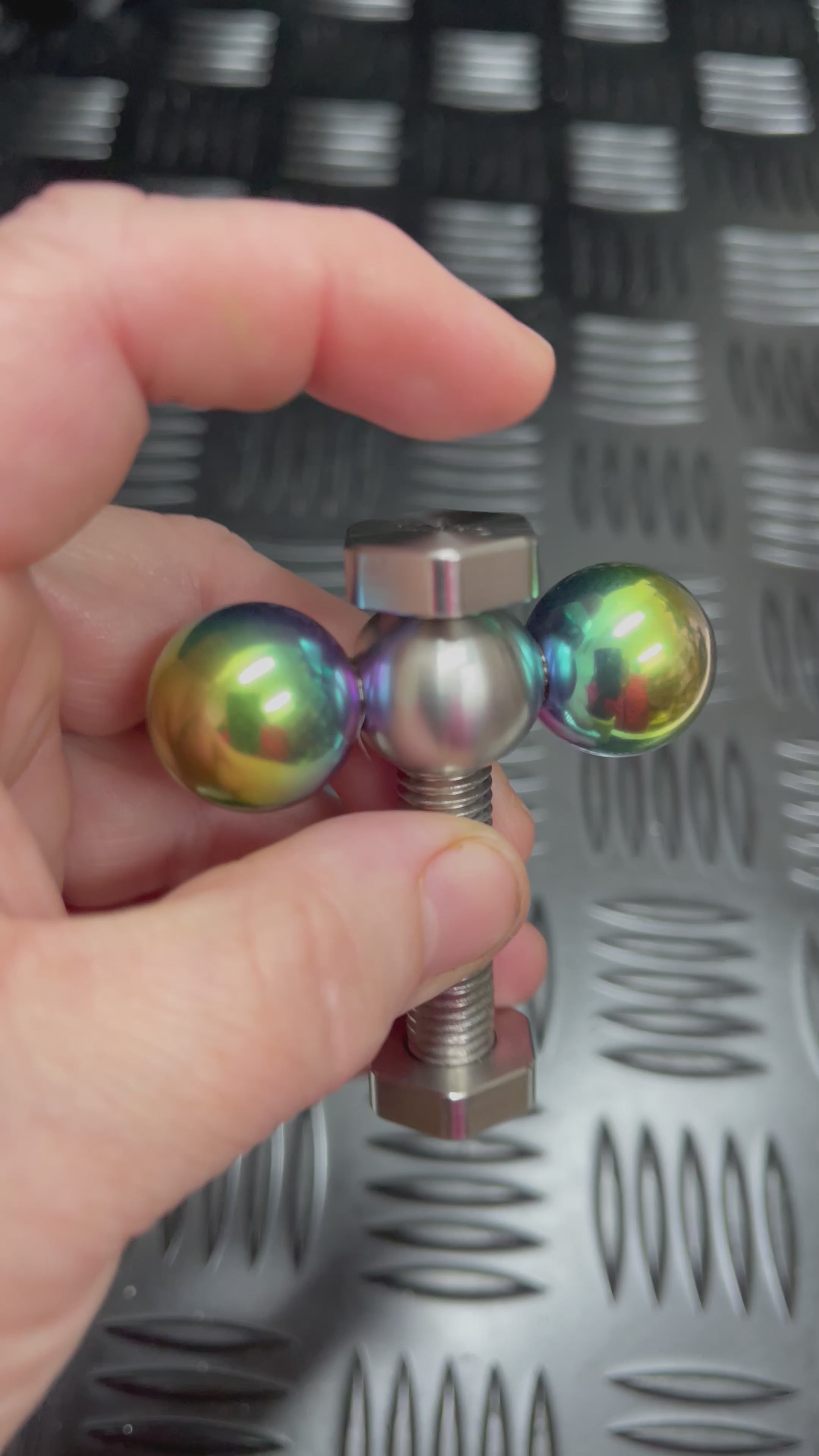 Load video: DNA Spinner  - Nut &amp; Bolt Spinner 132 gram