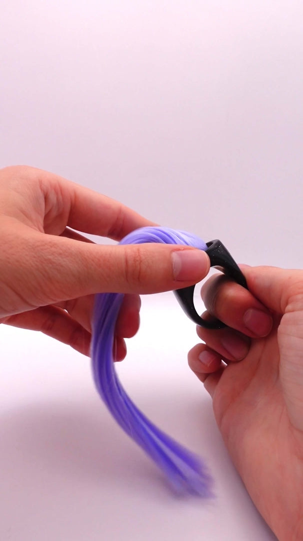 Load video: Black Twirler – Hair-Twirling Fidget by Fidge