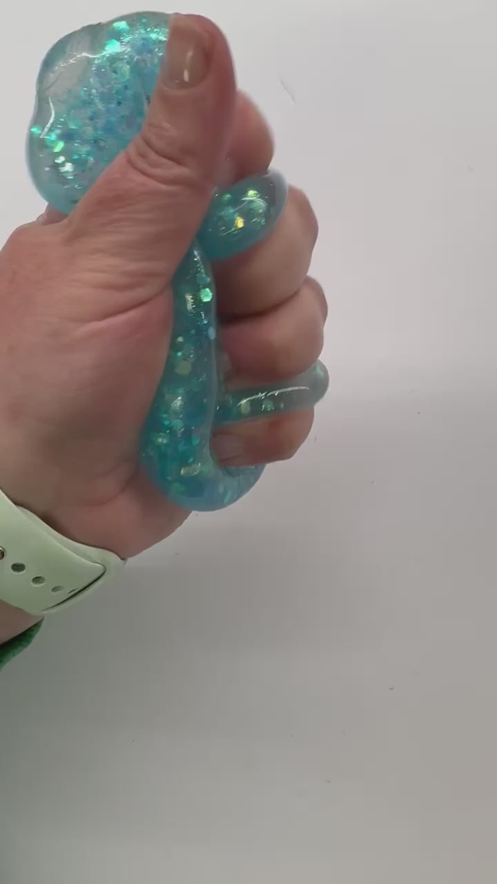 Load video: Scrunchems Bubble Ring Sensory Squishy