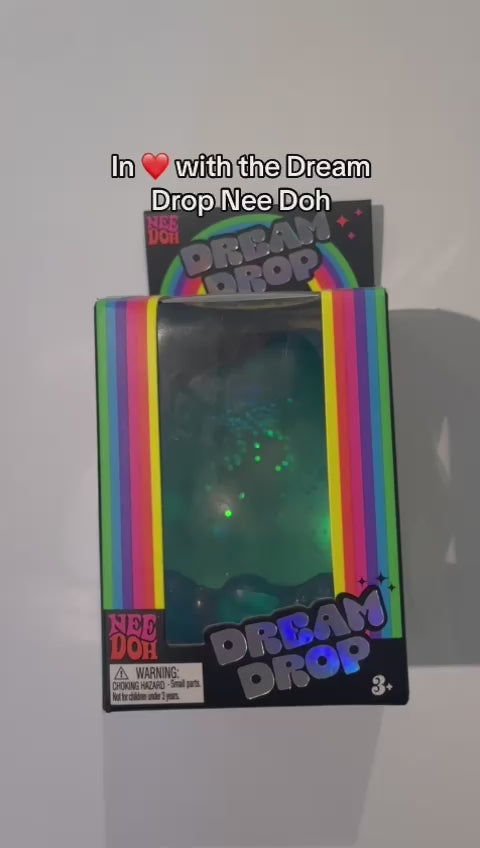 Load video: Dream Drop Nee Doh Squishy &amp; Peeling Support