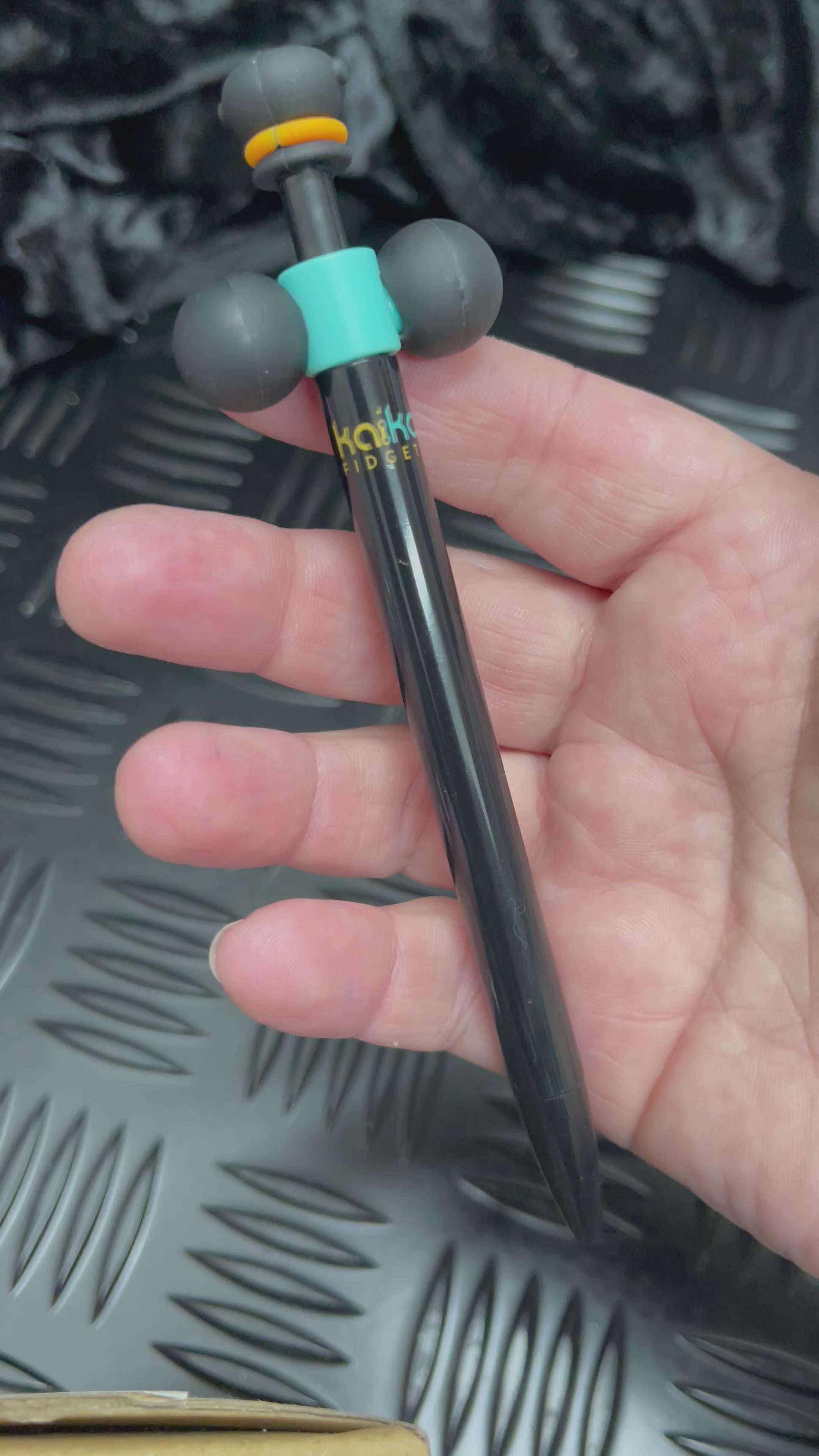Load video: Sensory Fidget Pen by Kaiko - with Quiet Spinner Feature