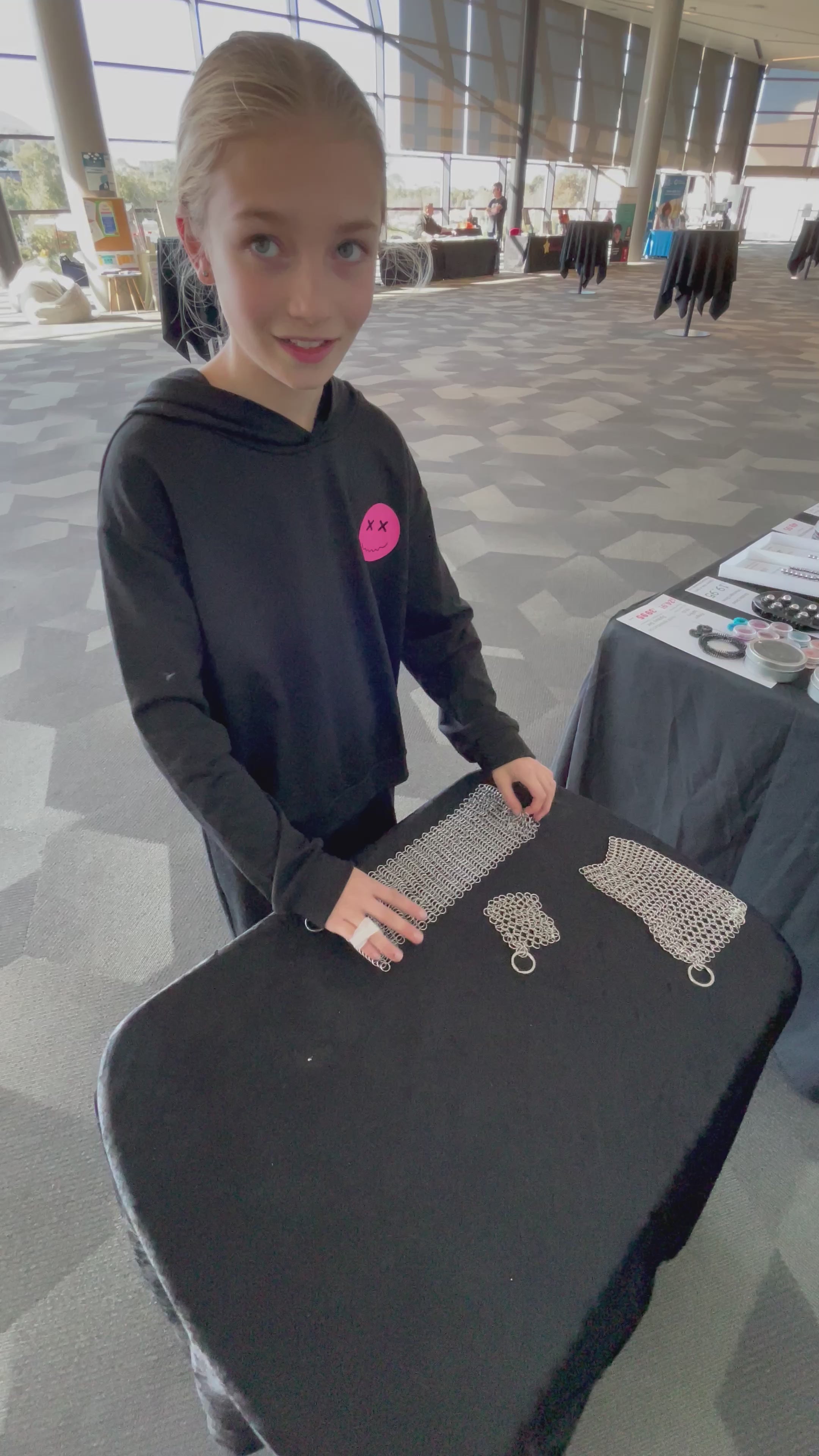 Load video: Chain Maille Trio - Set of 3 sizes