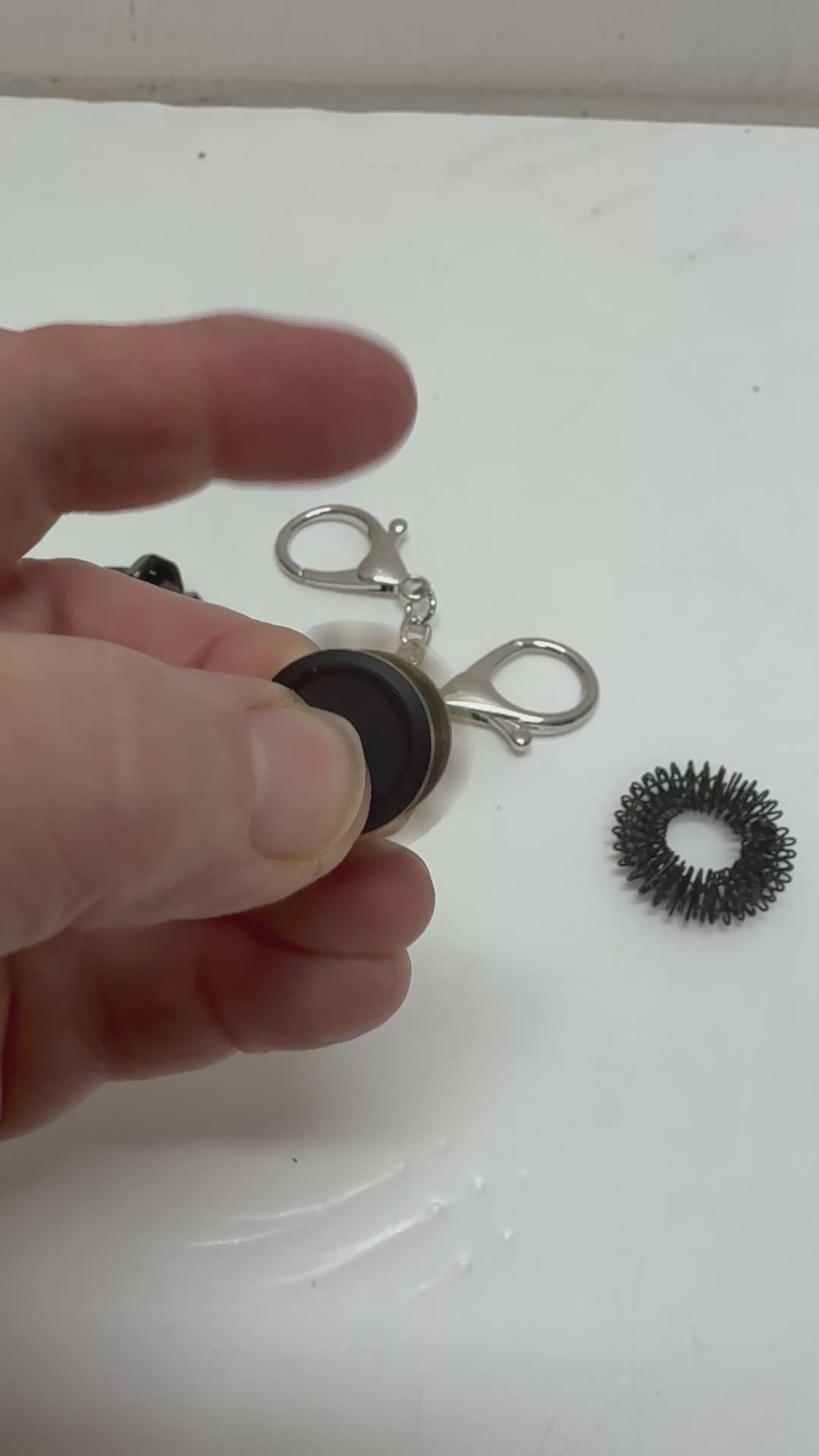 Load video: BLACKED OUT Fidget Set with Detachable Keyring