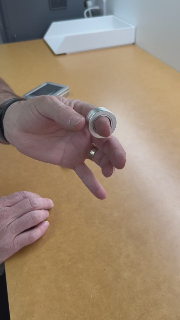 Load video: TRI Magnetic Rings :  Metal Fidgets by Kaiko