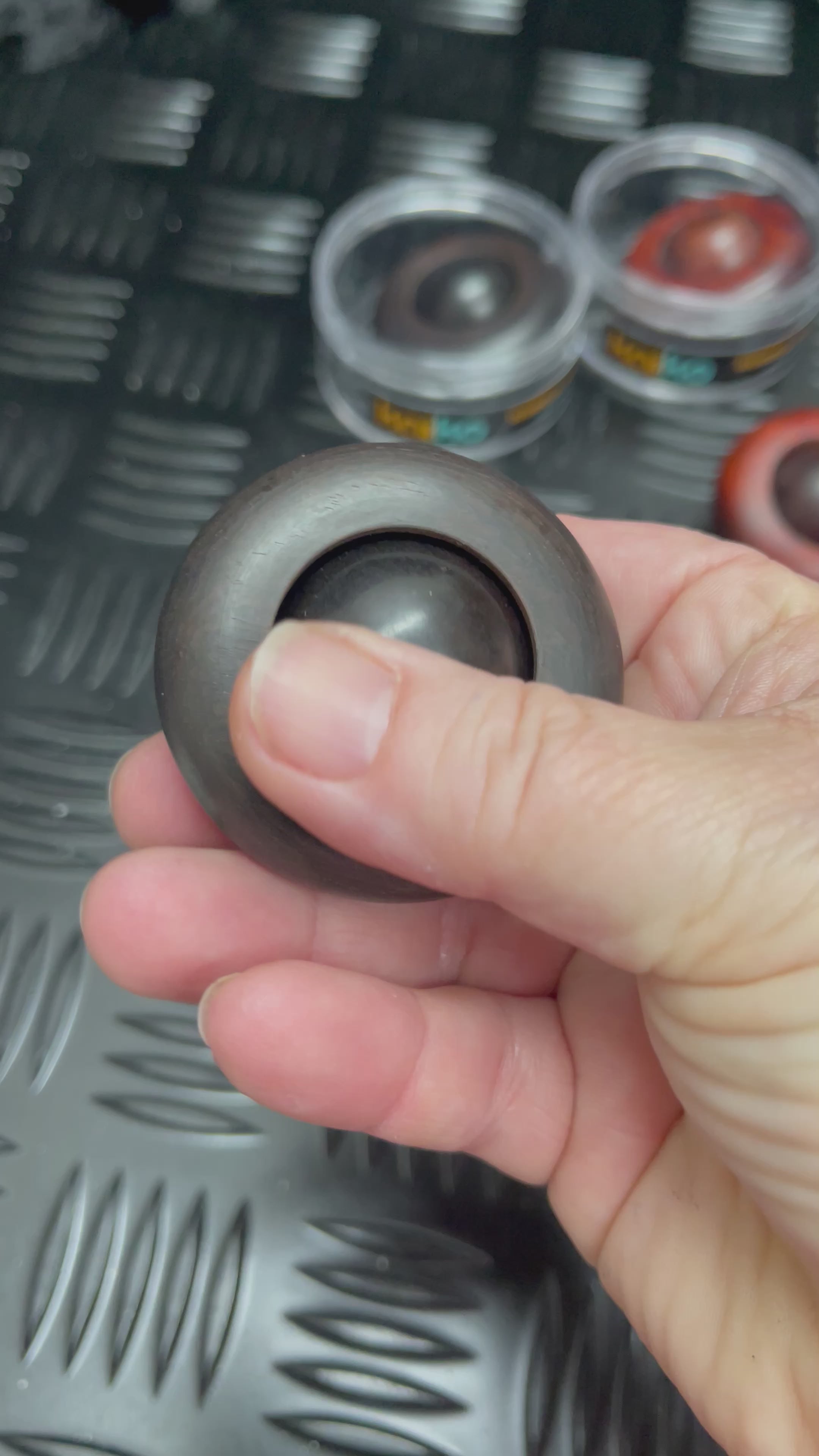 Load video: Wooden Magic Ball - Fidget &amp; Massager