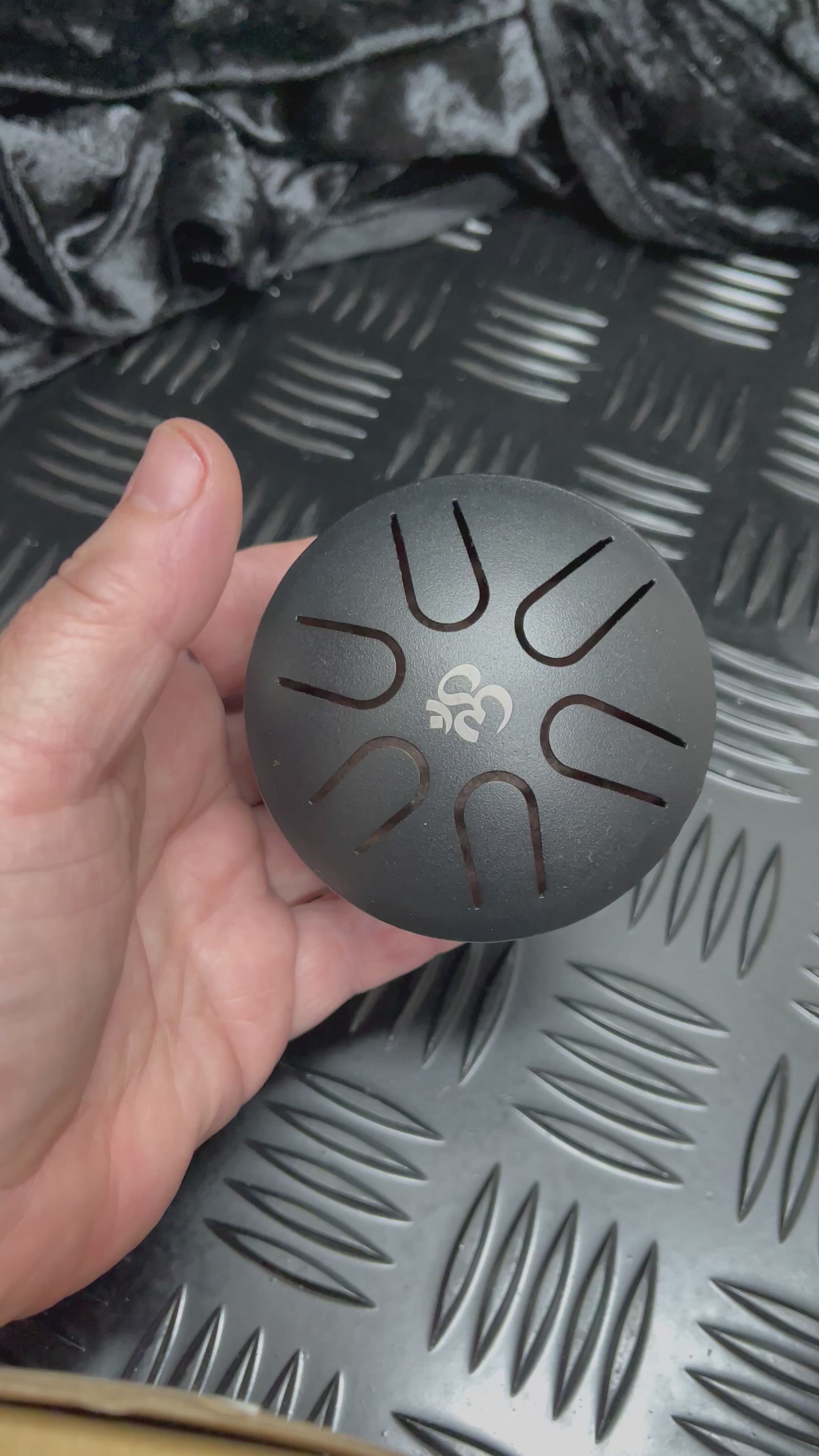 Load video: Mini Tongue Drum - a &#39;musical stress ball&#39;