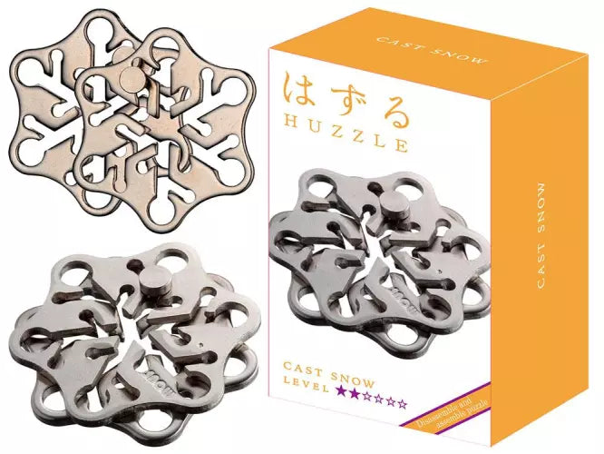 Huzzle Cast Metal Puzzles - 6 Skill Levels : Beginner to Advanced