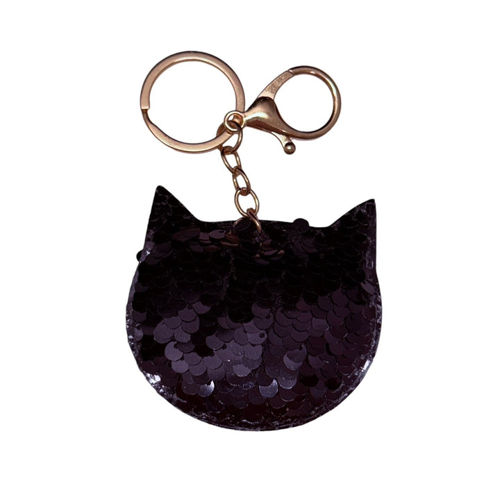 Cat Sequin Sensory Keyring