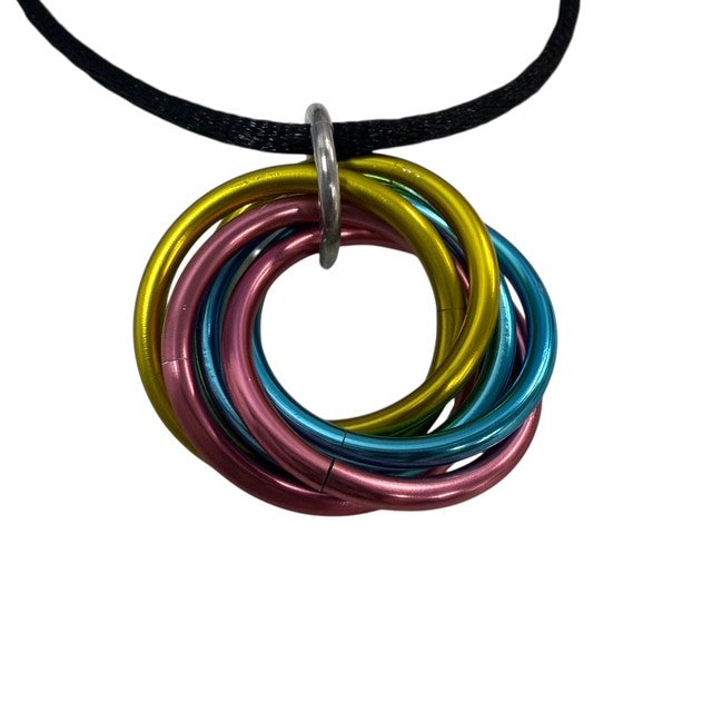 Mobii Ring Fidget Necklace - Hand Crafted Wearable Sensory Supports