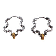Mini Squiggle Fidget Earrings by Fidge