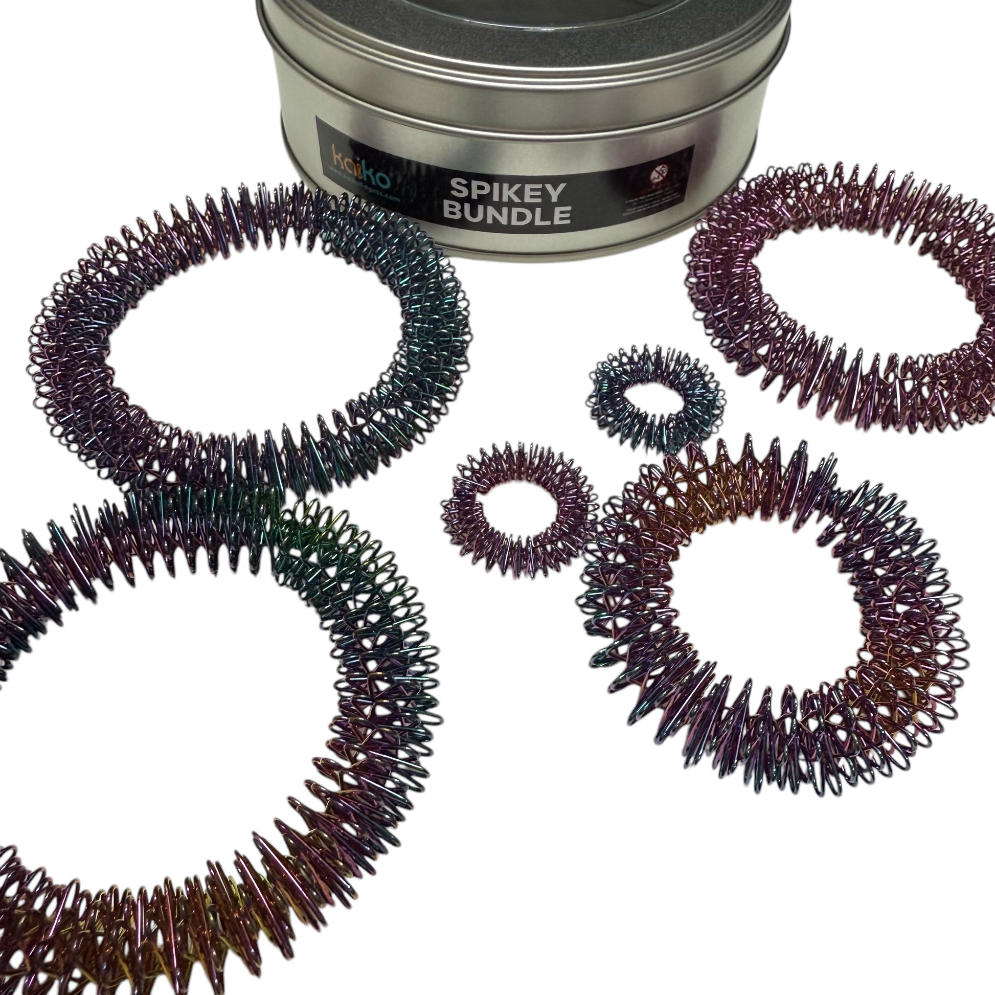 Spikey BUNDLE - 4 wrist + 2 finger sizes