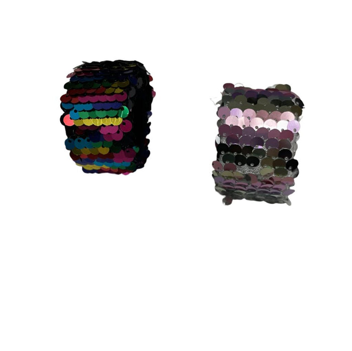 Sequin Snap Band with Reversible Colour Flip