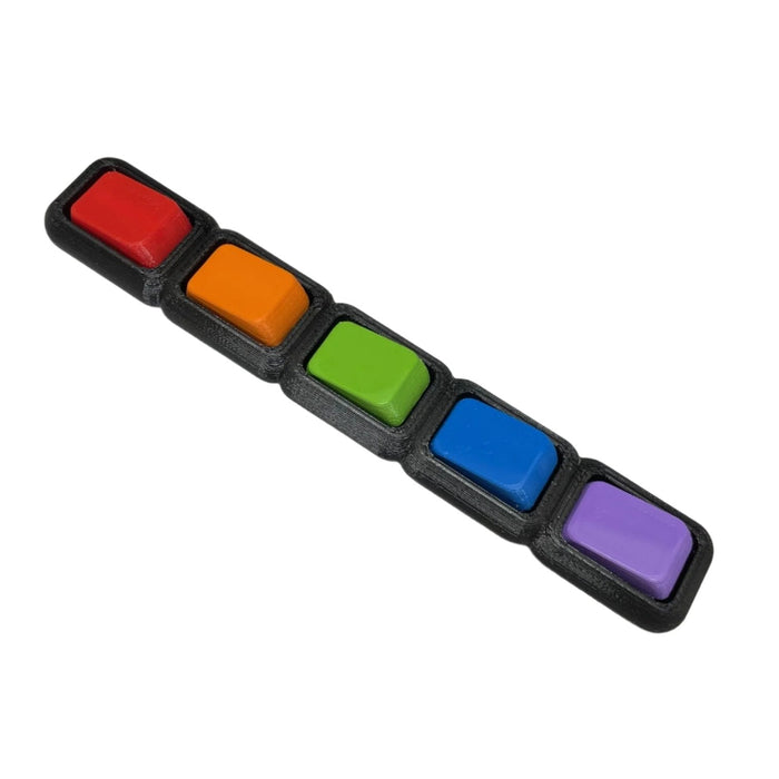 Button Switch 5 Rainbow Stick - Fidgets by Amelie